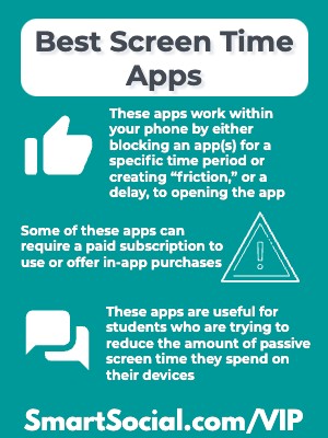 View of Apps to Help with Balancing Screen Time | SmartSocial.com
